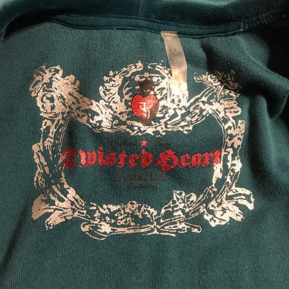 Juicy Couture velour crystal embelished hoodie - Picture 4 of 10